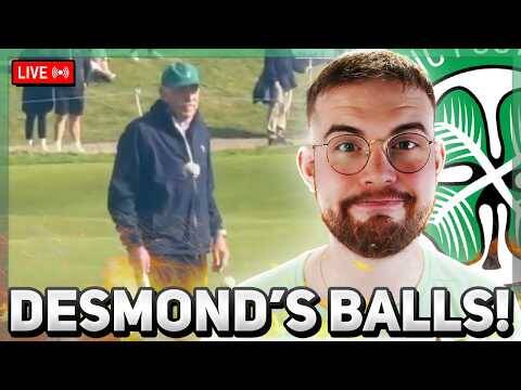 Celtic fans PROTEST Dermot Desmond at golf event. what will be said this time at the AGM? | LIVE!