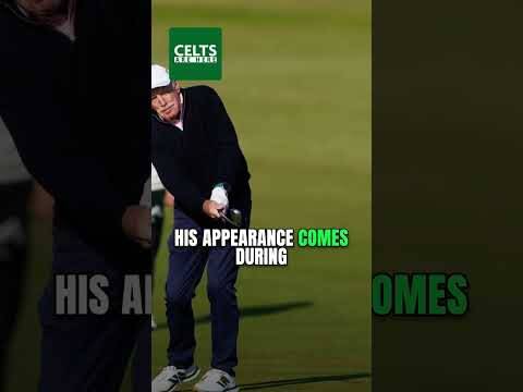 Bizarre scenes involving Dermot Desmond at St Andrews today… 👀🍀