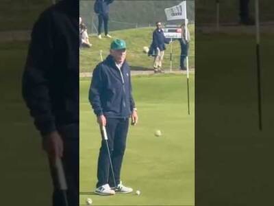 Dermott Desmond Attacked With Tennis Balls By Celtic Fans At St Andrews Golf Course 😂