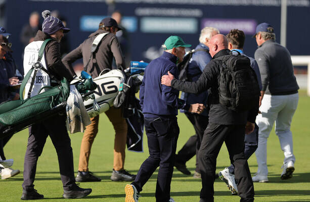 Celtic condemns St Andrews protest after tennis balls thrown at Dermot Desmond