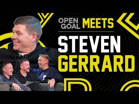 STEVEN GERRARD | Open Goal Meets. Liverpool Legend and Rangers Title Winning Manager!
