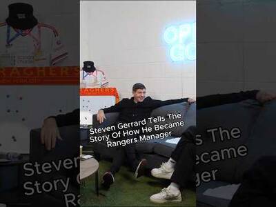 Steven Gerrard Tells The Story Of Becoming Rangers Manager Steven Gerrard Tells The Story Of Becoming Rangers Manager