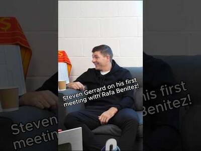 Steven Gerrard On His First Meeting With Rafa Benítez At Liverpool 😂