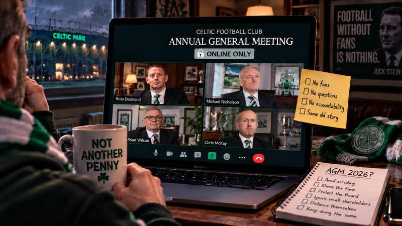 Celtic cannot hold a virtual AGM. That would be the final insult.