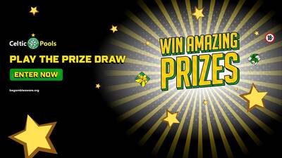 Win big with Celtic Pools Prize Draws
