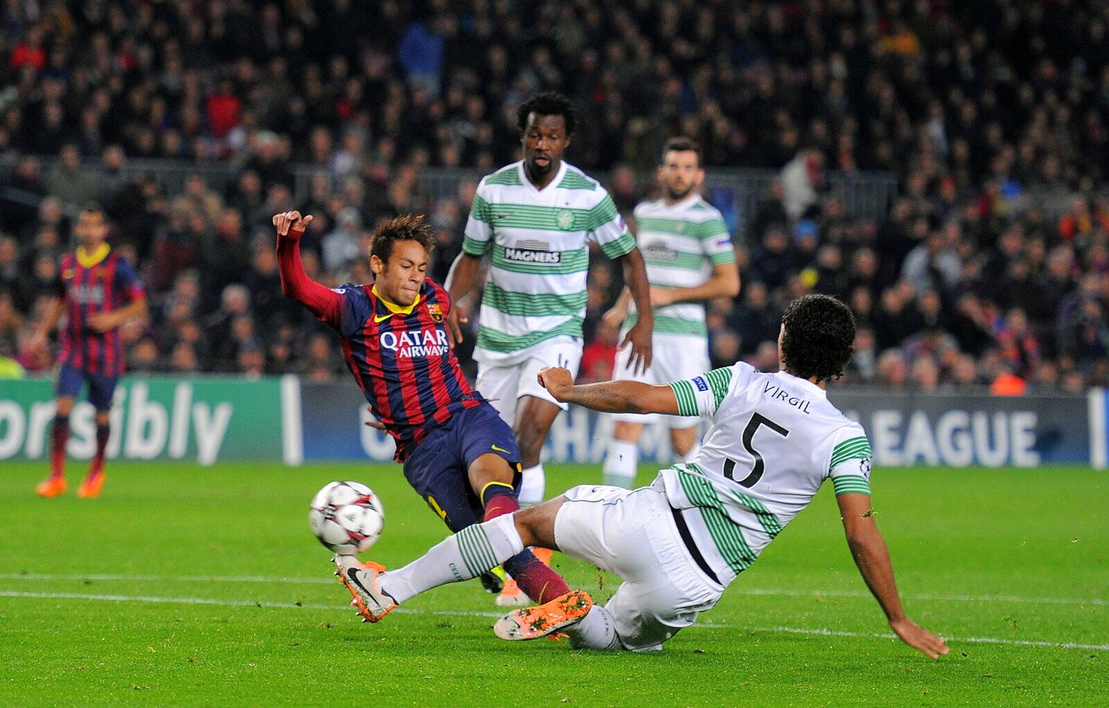 Watch: Virgil van Dijk’s Celtic performance against Barcelona resurfaces 13 years later