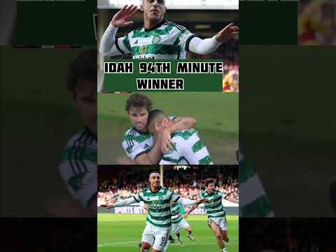 Adam Idah Scoring the Winner Against Motherwell on the 94Th Minute #Celtic #Adamidah #Motherwell