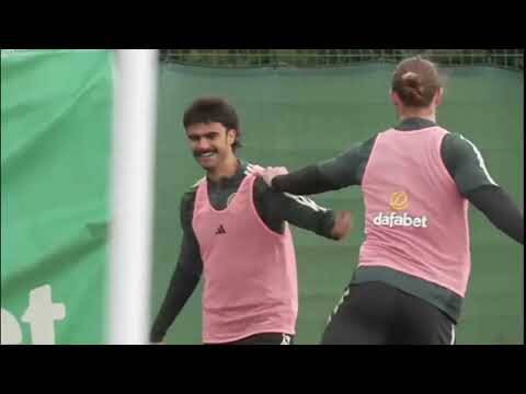Yang & Jota Train Ahead of Motherwell Game #Celtic