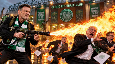 Sutton used a flamethrower, but O’Neill could not argue over his “cesspit” claim. Sutton used a flamethrower, but O’Neill could not argue over his “cesspit” claim.
