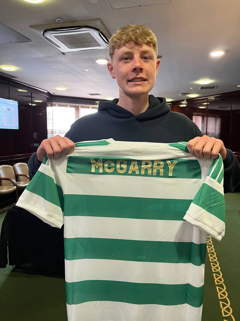 West Belfast teen Shea McGarry to put pen to paper with Glasgow Celtic West Belfast teen Shea McGarry to put pen to paper with Glasgow Celtic