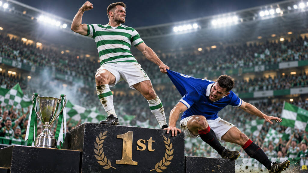 Today, Celtic, get this Ibrox club off the top of the league.