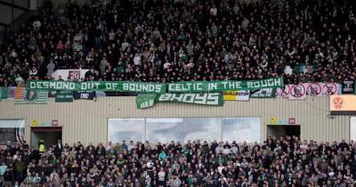 Celtic fans unveil ‘Desmond out of bounds’ banner before Motherwell match