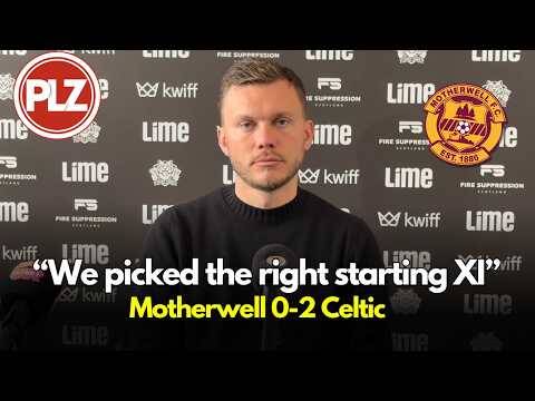 “We picked the right starting XI” &ndash; Alfred Johansson Fires Back at Critics &ndash; Motherwell 0 2 Celtic