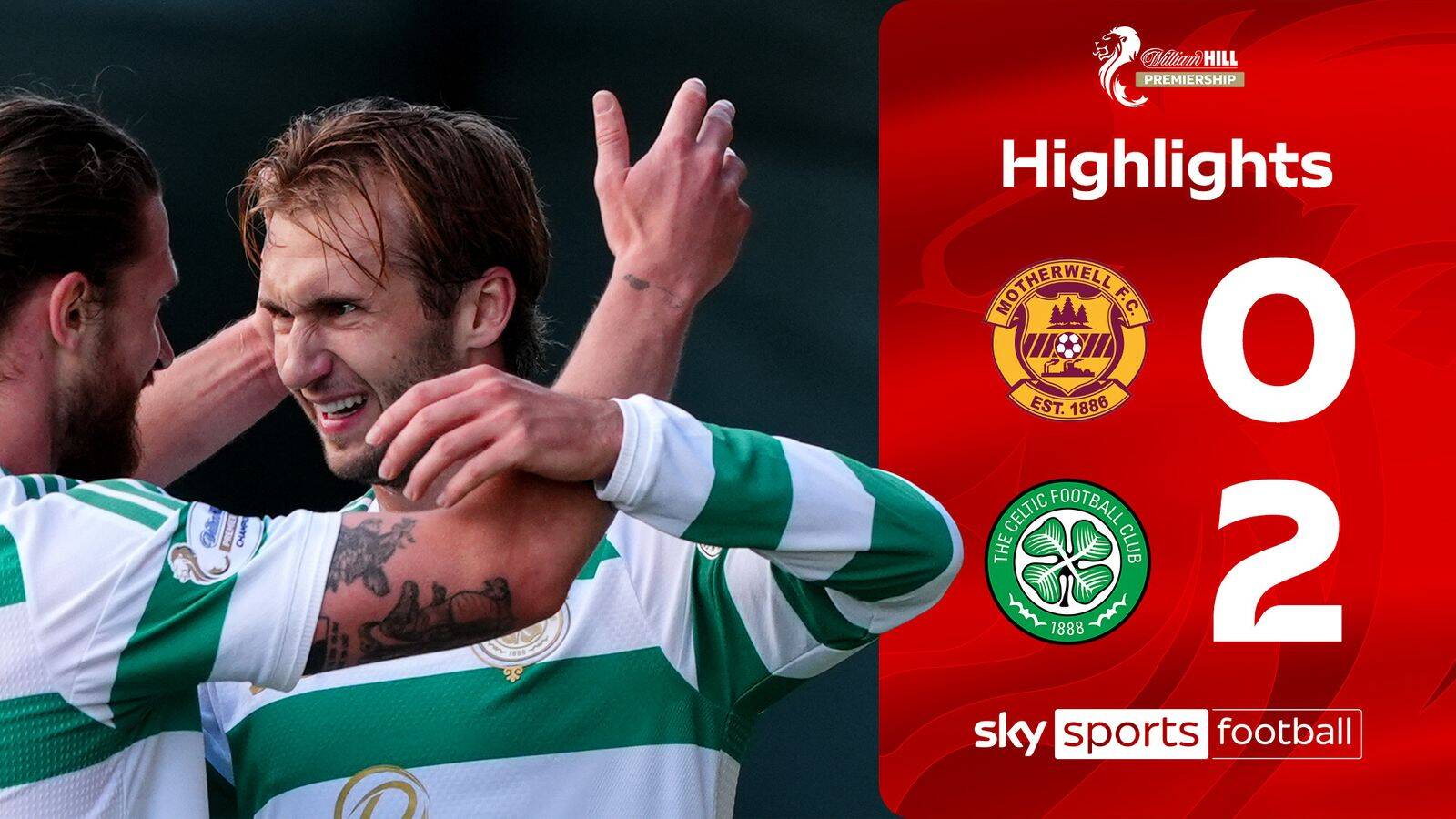 Motherwell 0-2 Celtic