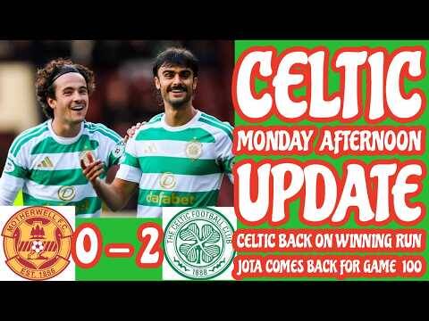 CELTIC Monday Update: CELTIC Bounce Back To Top Of League With Win 250 For O’Neill