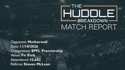 Motherwell 0, Celtic 2 &ndash; SPFL &ndash; 11th October 2026