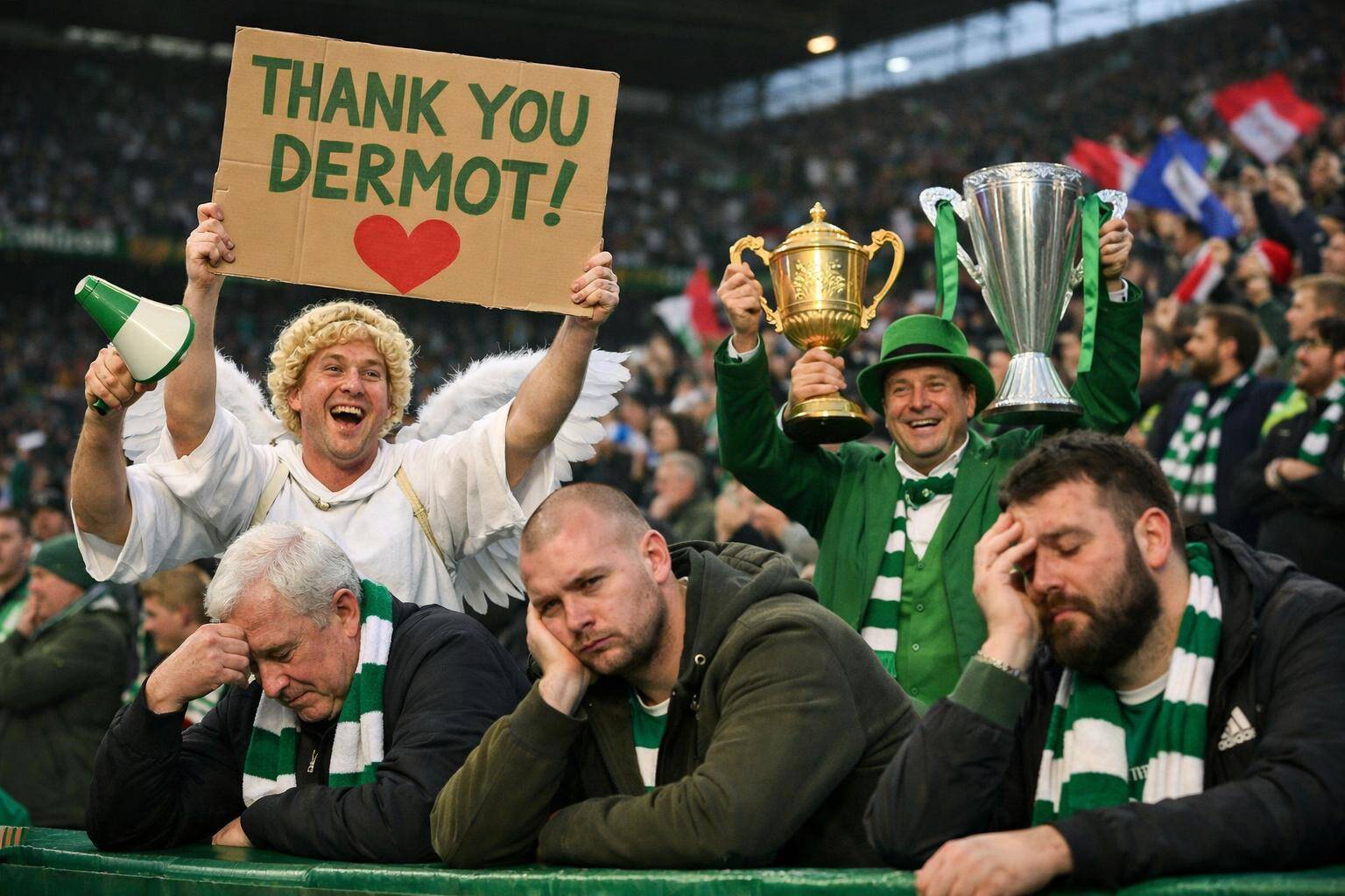 An example of some of the garbage the happy clapping board sycophants are trying to ram down worn out Celtic fans’ throats…
