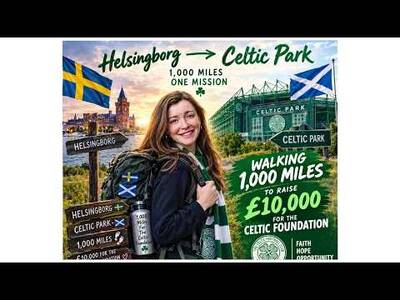 Ella Has Walked 980 Miles & Raised 13,137 Pound for the Celtic Foundation