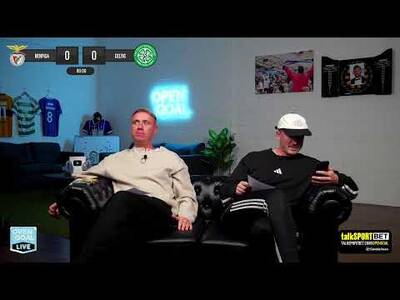 SLANEY & ANDY HALLIDAY BENFICA vs CELTIC LIVE WATCHALONG | Europa League Match Day 2