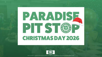Paradise Pit Stop to open its doors on Christmas Day for a fourth year Paradise Pit Stop to open its doors on Christmas Day for a fourth year