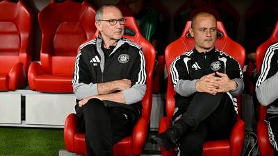 There is a fine line between defiance and delusion . Anything less than a win against Hearts will make O’Neill’s continued presence as Celtic manager increasingly difficult to defend There is a fine line between defiance and delusion . Anything less than a win against Hearts will make O’Neill’s continued presence as Celtic manager increasingly difficult to defend