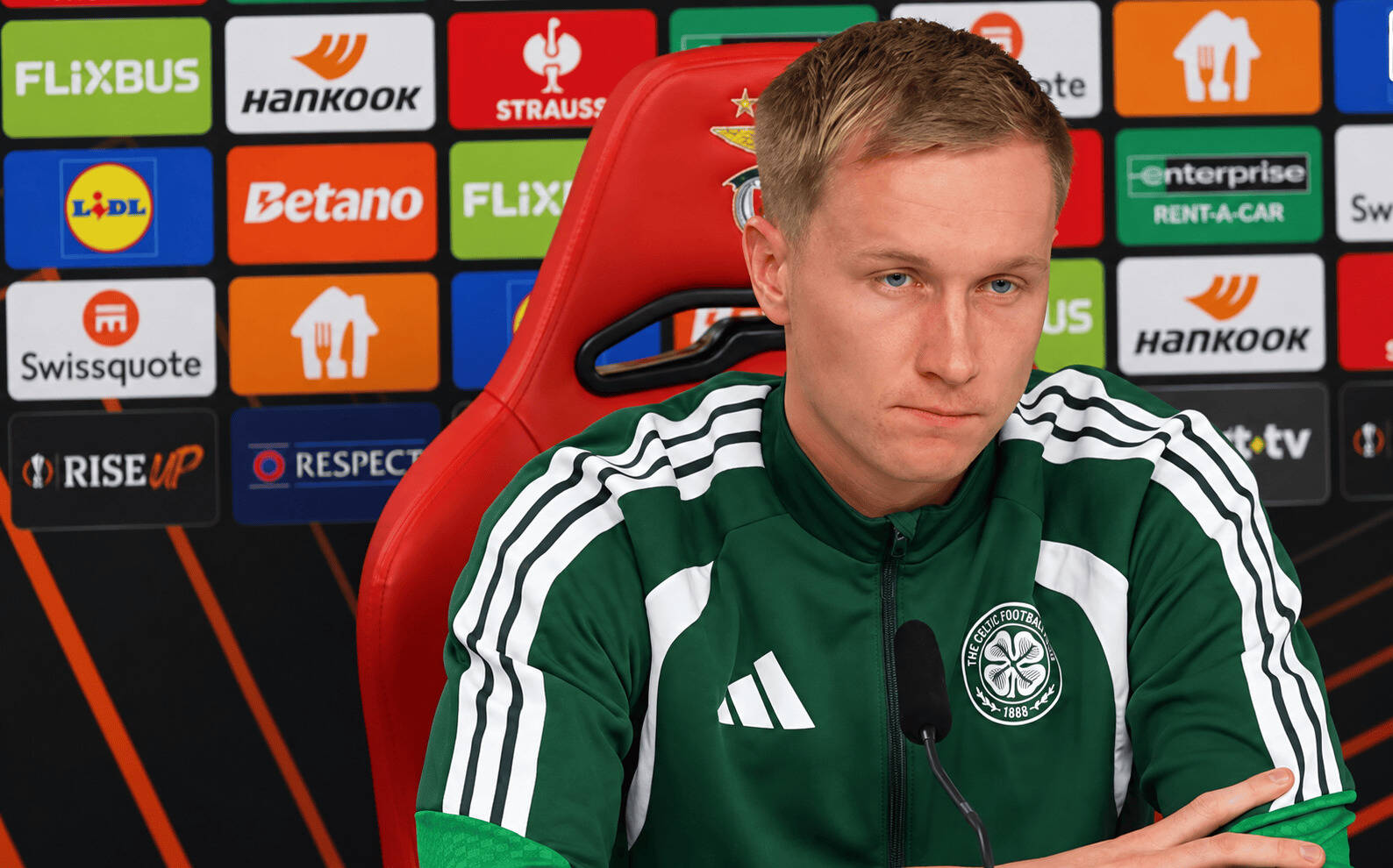 Celtic’s Viljami Sinisalo makes a mockery of Rangers Rabble’s ridiculous Ivor Pandur claim