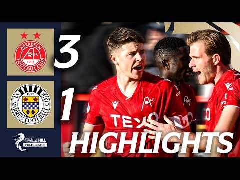 Aberdeen 3-1 St. Mirren | HIGHLIGHTS | William Hill Premiership