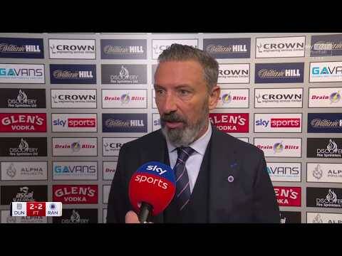 Derek McInness Full Time TEARS | Dundee 2-2 Rangers