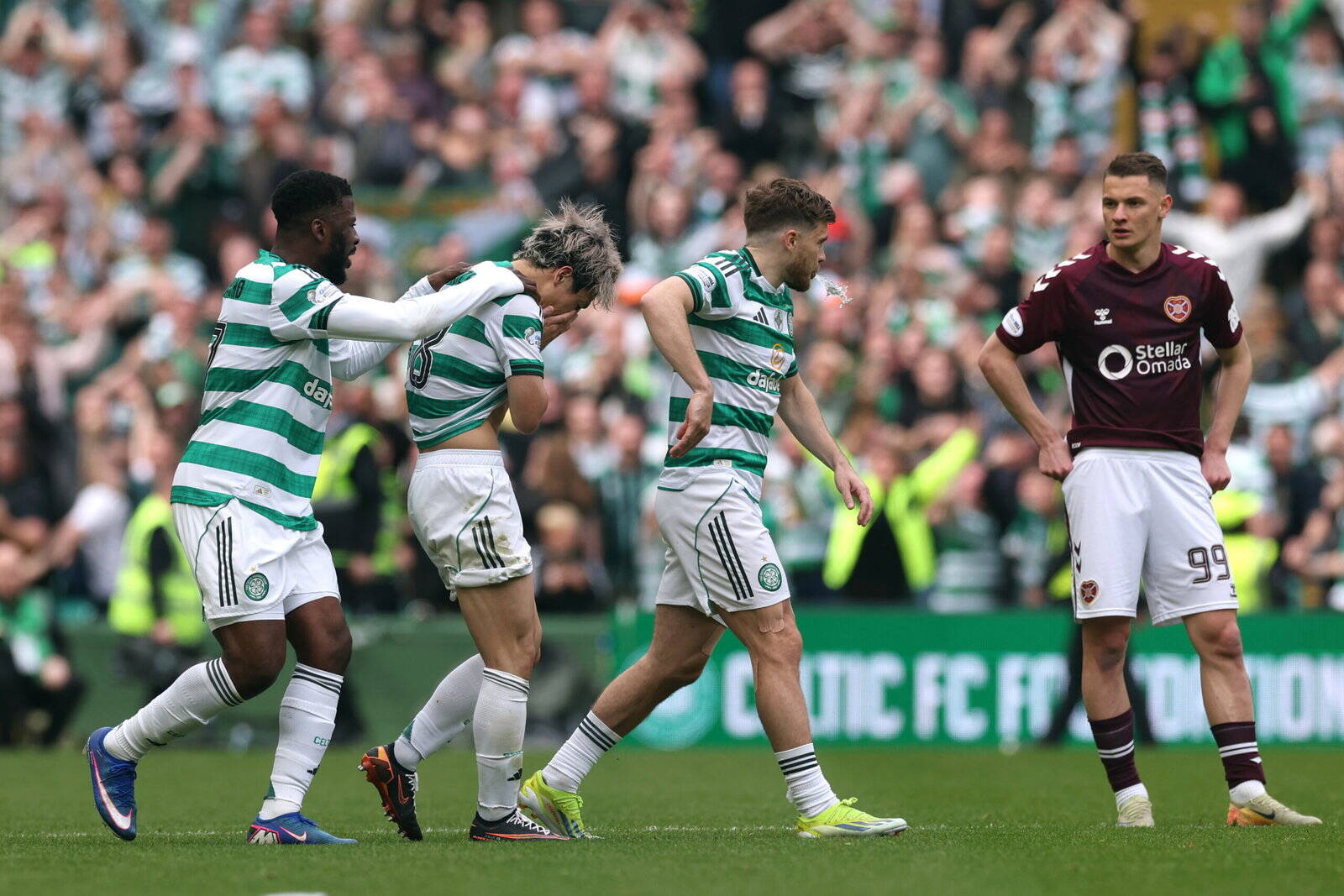 Watch: Daizen Maeda scores first goal since Celtic exit with cool finish vs Man City