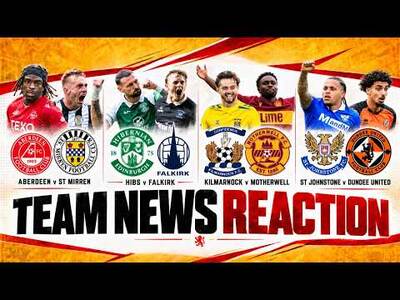 SPFL Saturday Team News & Match Preview