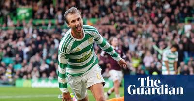Scottish Premiership: Osmand and Nygren at the double as Celtic thrash Hearts 7-1