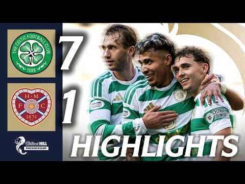 Celtic 7-1 Heart of Midlothian | HIGHLIGHTS | William Hill Premiership