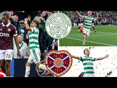 Crazy Scenes!!! Celtic V Hearts 7-1 (Highlights)!!