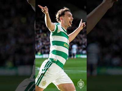 “Callum Osmand with the third” 😉 #CELHEA | #CelticFC🍀