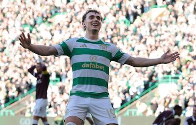 What Arne Engels and Maeda said to Callum Osmand after Celtic star’s stunning Hearts double