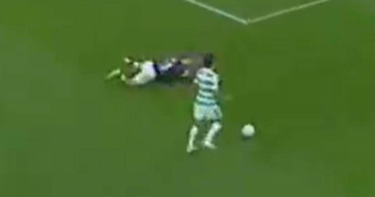 WATCH Jota send Hearts star ‘on his backside’ with outrageous dummy