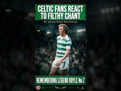 Celtic forever name & Shame Hearts FC as FILTHY CHANT disgust Hoops faithful