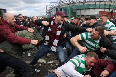 After Hearts fans deplorable behaviour at Celtic Park, who is worse, them or the Ibrox fans? After Hearts fans deplorable behaviour at Celtic Park, who is worse, them or the Ibrox fans?