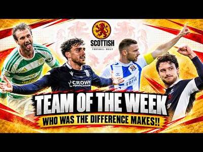 Who dominated the SPFL this week? | Team of the Week