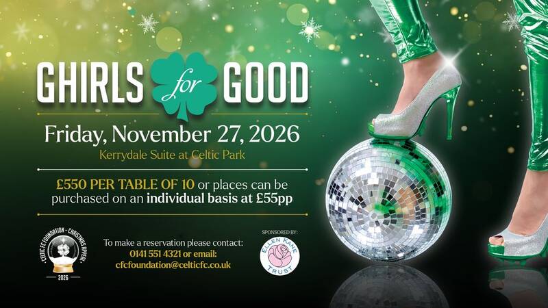 Join Celtic FC Foundation at our Ghirls for Good festive extravaganza