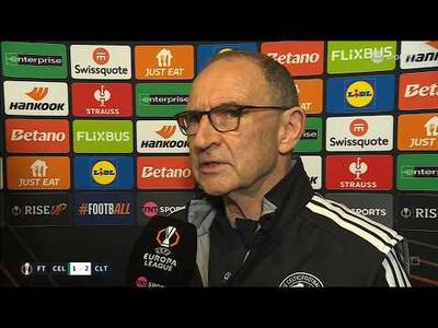 Martin O’Neill Post Match Reaction | Celtic 1-2 Celta Vigo