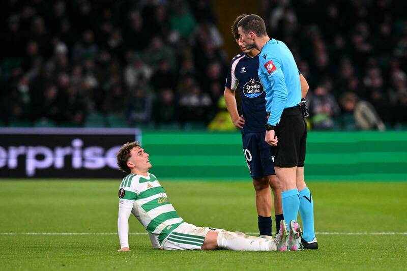 Celtic aggrieved at referee flashpoint in Europa League as lack of VAR intervention questioned by legend