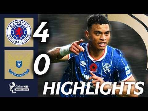 Rangers 4-0 St. Johnstone | HIGHLIGHTS | William Hill Premiership
