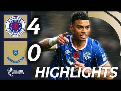 Rangers 4-0 St. Johnstone | HIGHLIGHTS | William Hill Premiership