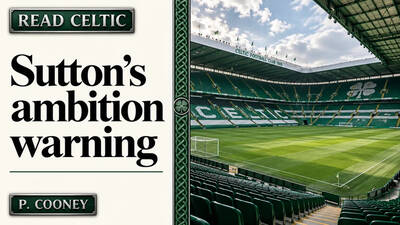 Sutton puts Celtic board on the spot with damning ambition warning