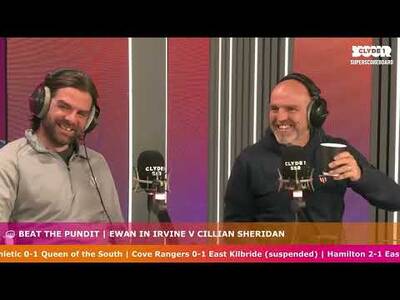 Beat the Pundit | Cillian Sheridan V Ewan in Irvine