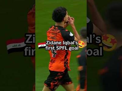 SPFL’s FIRST Iraqi goalscorer 👏 Zidane Iqbal 🇮🇶