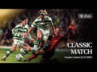 Classic Match | Celtic 4-0 Dundee United (22/11/97) | Larsson’s Cheeky Chip!