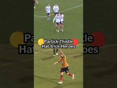 FIRST Thistle hat-trick in over a DECADE! 🎩 FIRST Thistle hat-trick in over a DECADE! 🎩