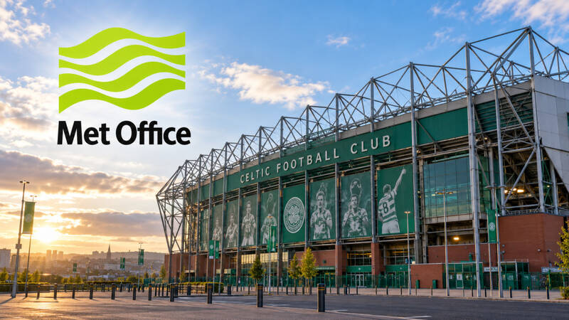 Met Office reveals Celtic vs Dundee United weather outlook as 70mph winds hit Scotland
